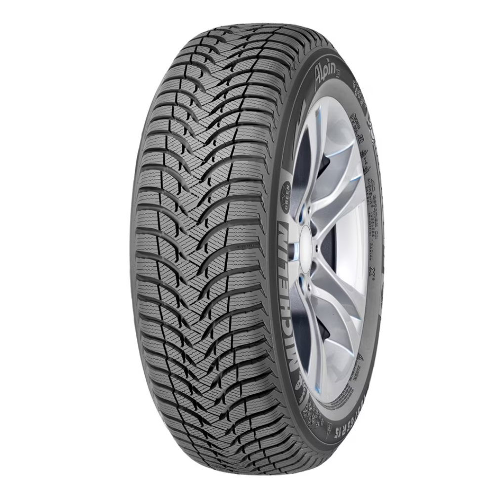 Anvelope iarna Michelin Alpin A4 175/65R15 84T cu profil activ pentru tractiune pe zapada si gheata
