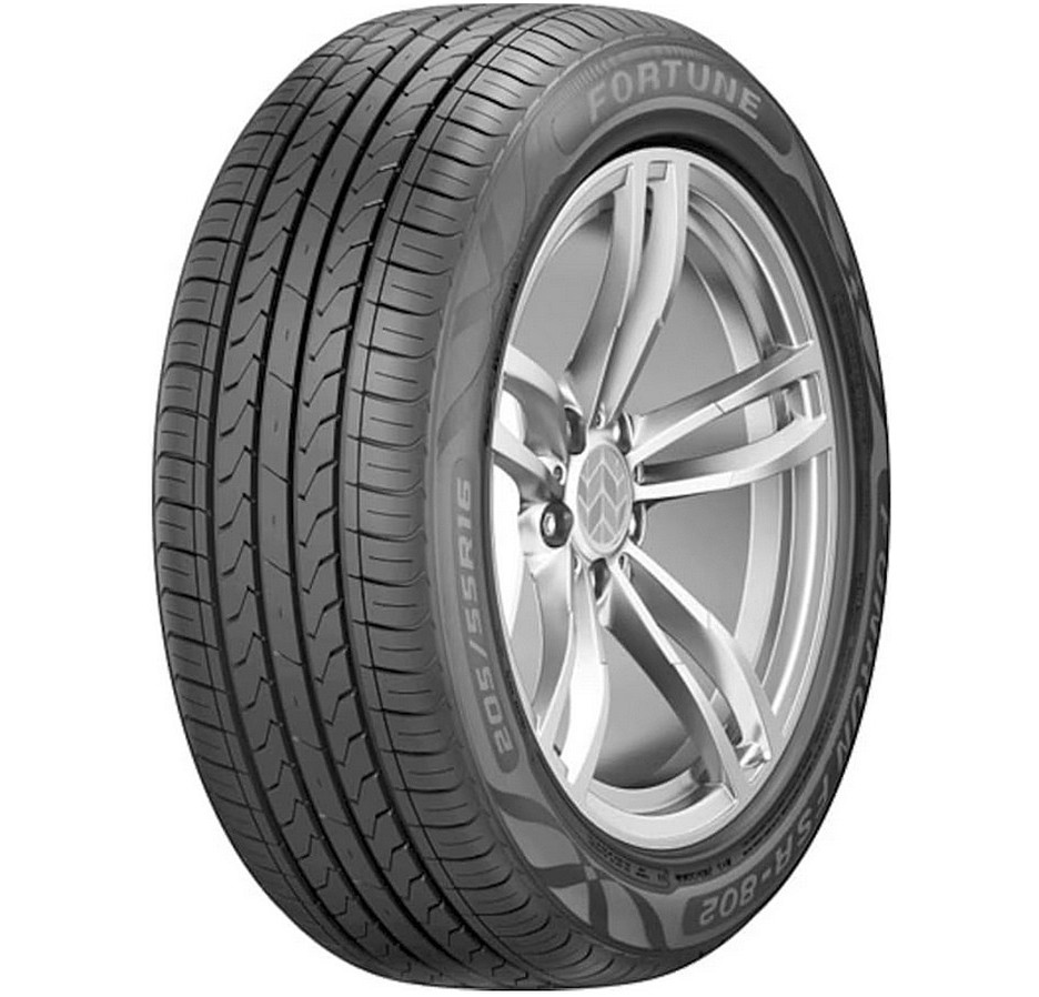 Anvelope de vara Fortune FunRUN FSR-802 195/55R16 87V cu patru canale largi pentru evacuarea apei si compus eco-friendly